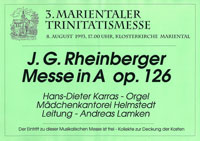 3. Marientaler Trinitatismesse