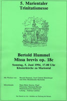 6. Marientaler Trinitatismesse