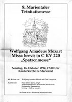 8. Marientaler Trinitatismesse